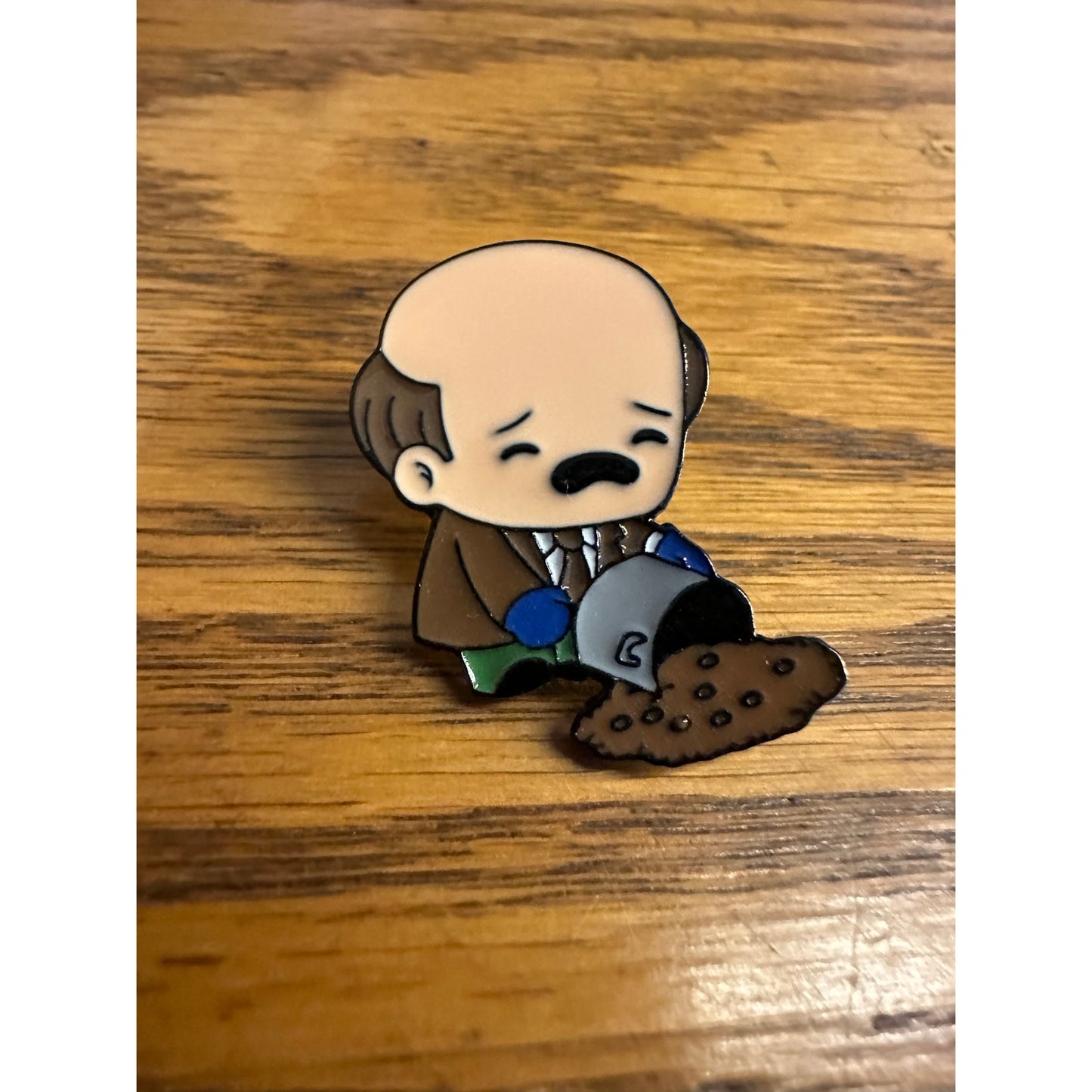 The Office Kevin and the Chili Pinback Label Pin