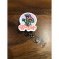 Eat Me Mushrooms Badge Reel with Swivel Back