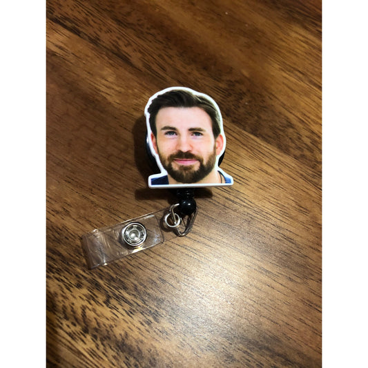 Chris Evans Badge Reel with Swivel Back