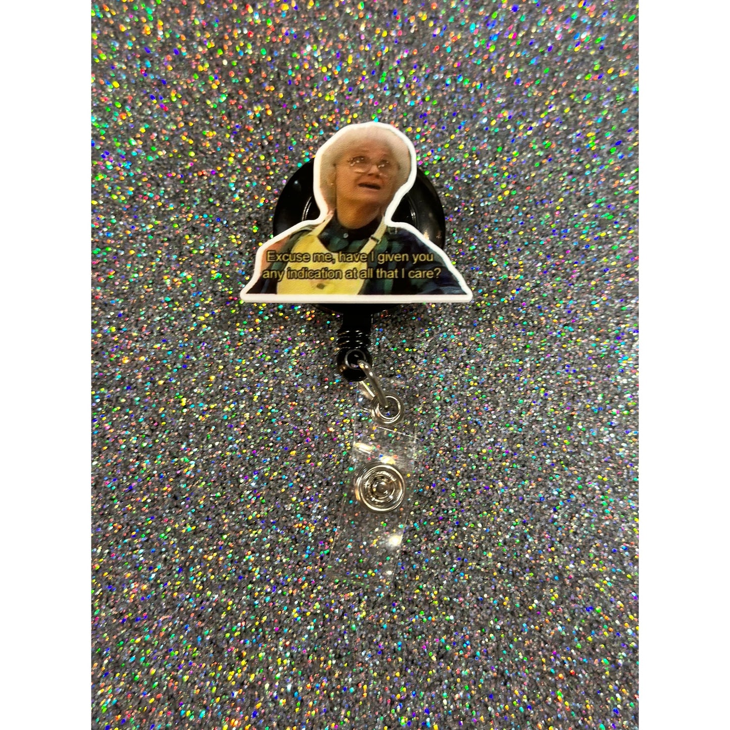 Golden Girls Badge Reel with Swivel Back