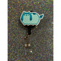 Pokemon Glaceon Pusheen Badge Reel with Swivel Back