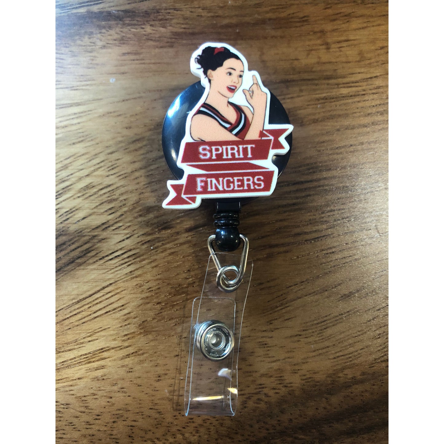 Spirit Fingers Badge Reel with Swivel Back