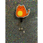 Pokemon Charmander Pusheen Badge Reel with Swivel Back