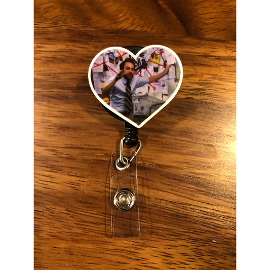 Charlie It's Always Sunny Badge Reel with Swivel Back