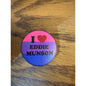 I Love Eddie Munson Bisexual Pinback Label Pin