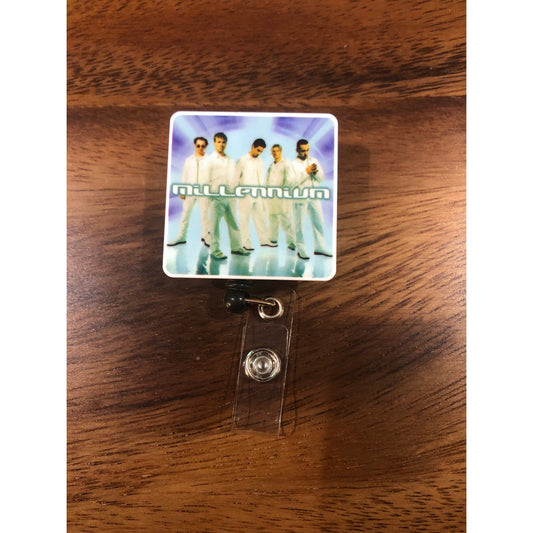 Backstreet Boys Badge Reel with Swivel Back