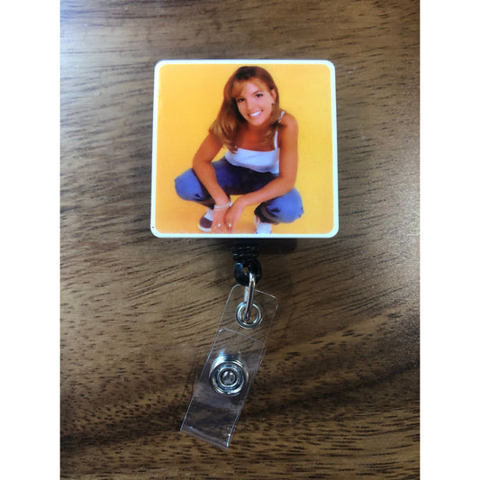 Britney Spears  Badge Reel with Swivel Back