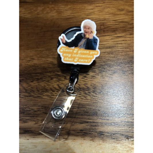 Golden Girls Badge Reel with Swivel Back