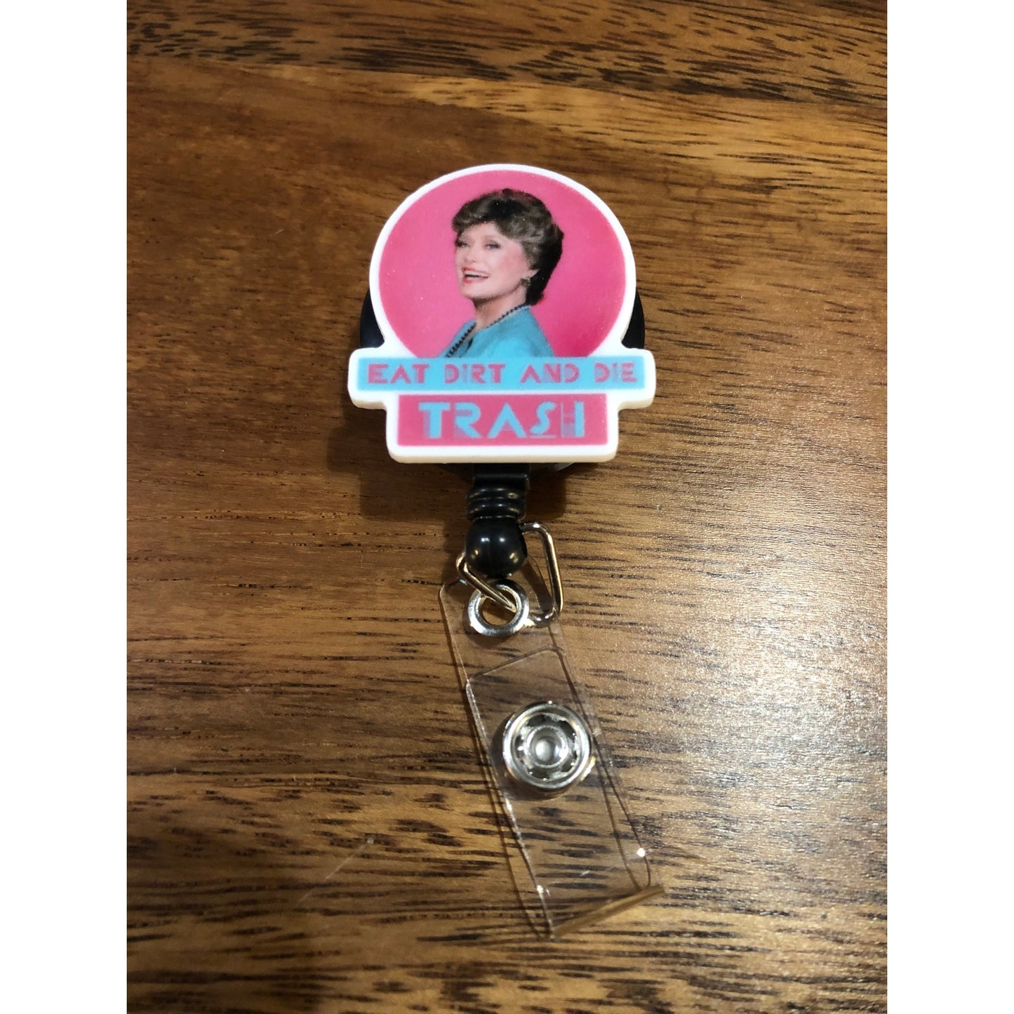 Golden Girls Badge Reel with Swivel Back