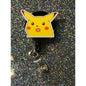 Pokemon Shocked Pikachu Badge Reel with Swivel Back