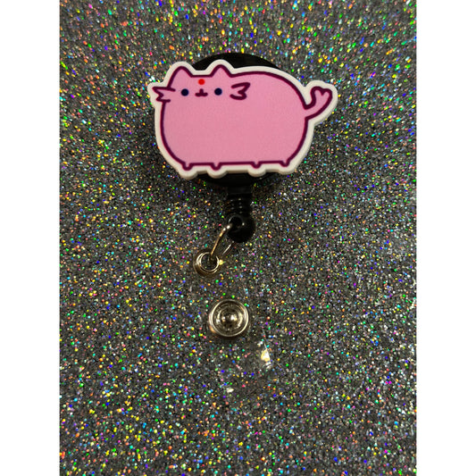 Pokemon Espeon Pusheen Badge Reel with Swivel Back