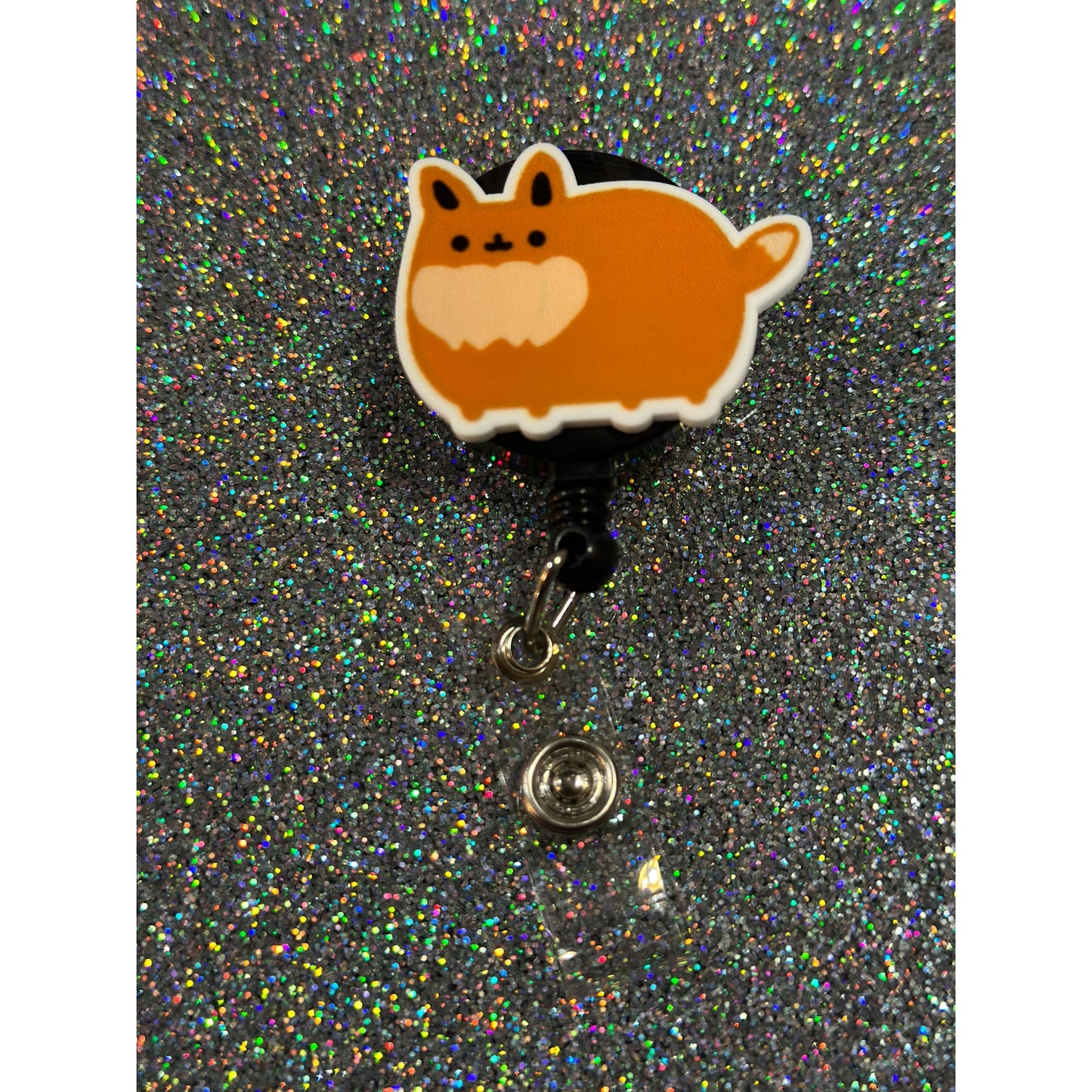 Pokemon Eevee Pusheen Badge Reel with Swivel Back