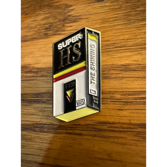 the Shining VHS Pinback Label Pin