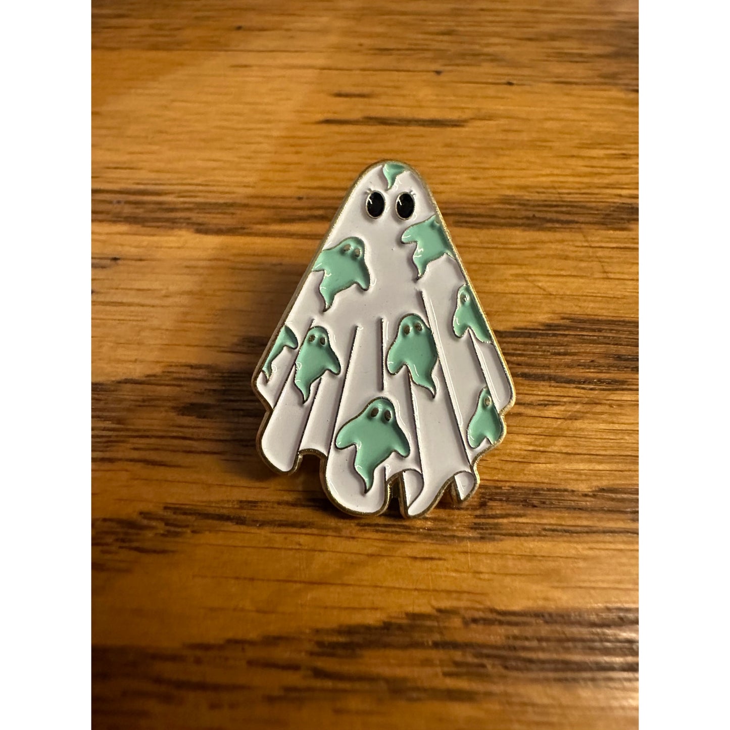 Ghost Pinback Label Pin