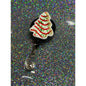 Christmas Tree Cakes Badge Reel with Swivel Back