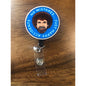 Bob Ross Badge Reel with Swivel Back