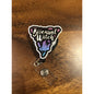 Bisexual Witch Badge Reel with Swivel Back