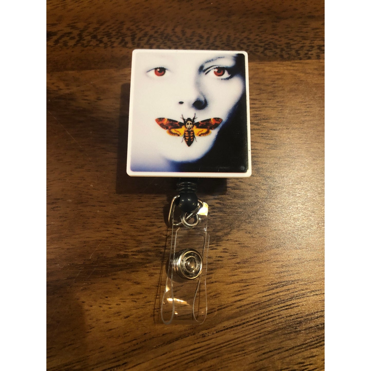 Silence of the Lambs Badge Reel with Swivel Back