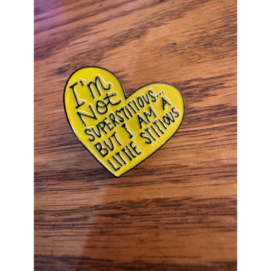 The Office Michael Scott Pinback Label Pin